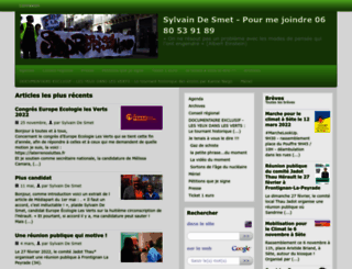sylvaindesmet.org screenshot