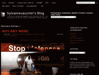 sylvainevaucher.wordpress.com screenshot