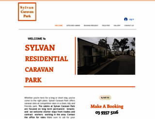 sylvancaravanpark.com.au screenshot