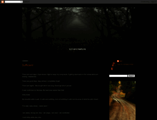 sylvancreature.blogspot.com screenshot