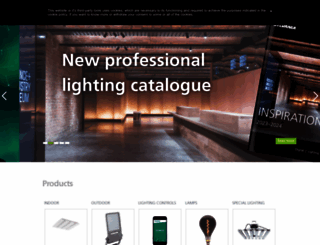 sylvania-lighting.com screenshot
