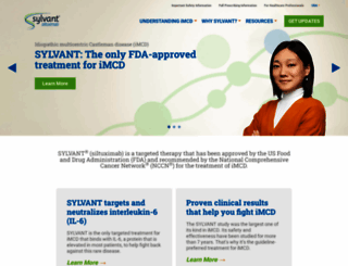 sylvant.com screenshot
