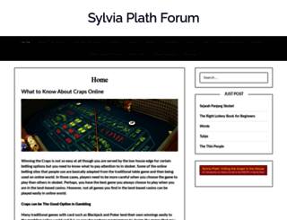sylviaplathforum.com screenshot