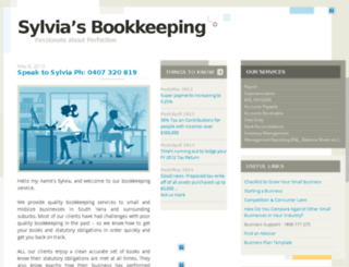 sylviasbookkeeping.com.au screenshot