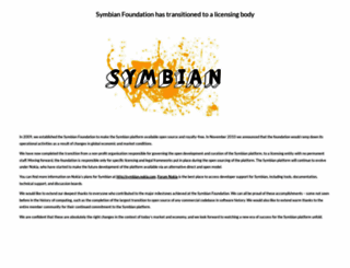 symbian.org screenshot