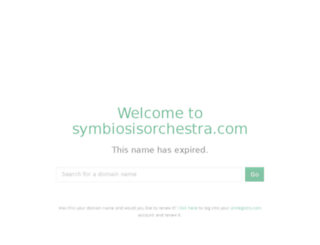 symbiosisorchestra.com screenshot