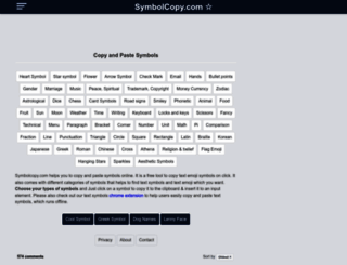 symbolcopy.com screenshot