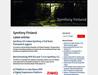 symfony.fi screenshot