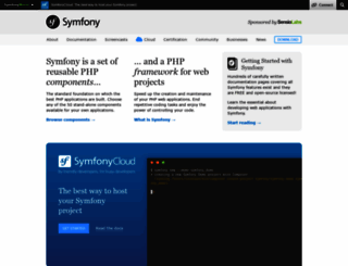 symfony.fr screenshot