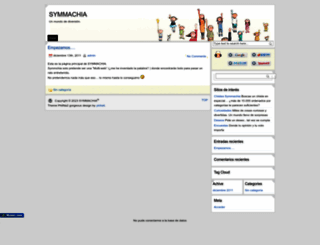 symmachia.es screenshot