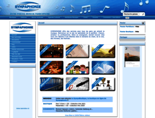 sympaphonie.com screenshot