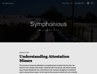 symphonious.net screenshot