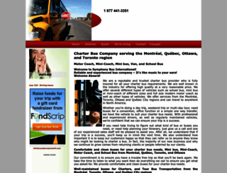 symphonybus.com screenshot