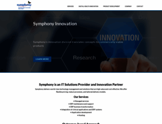 symphonycorp.com screenshot