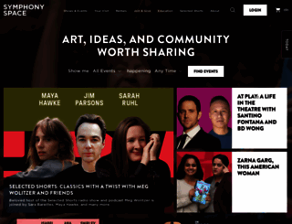 symphonyspace.org screenshot