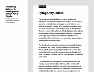 symphonysuites.net screenshot