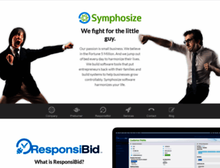 symphosize.com screenshot