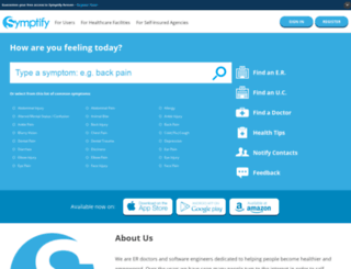 symptify.com screenshot