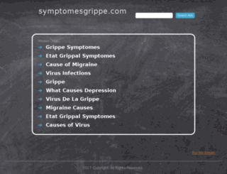 symptomesgrippe.com screenshot