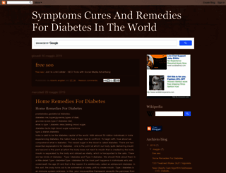 symptomscureandremediesfordiabetes.blogspot.com screenshot