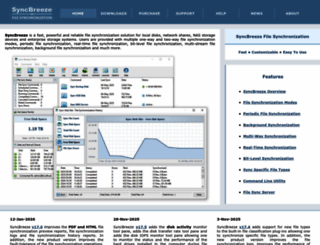 syncbreeze.com screenshot