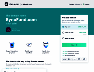 syncfund.com screenshot