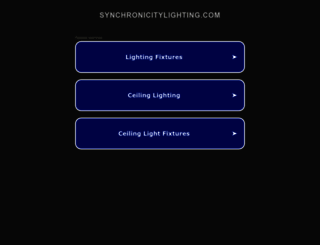 synchronicitylighting.com screenshot