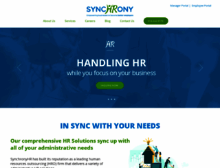 synchronyhr.com screenshot