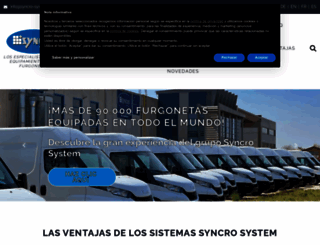 syncro-system.es screenshot