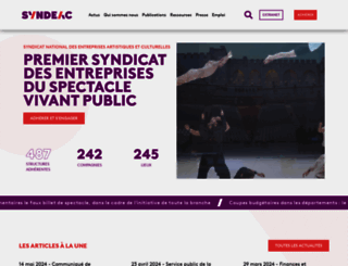 syndeac.org screenshot