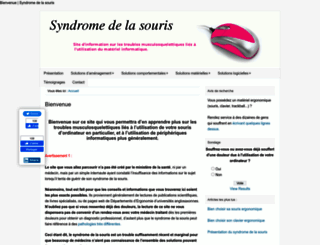syndromedelasouris.info screenshot