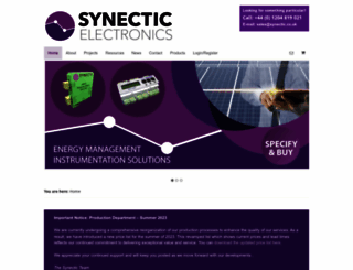 synectic.co.uk screenshot