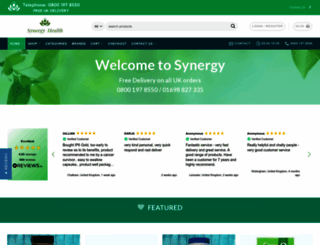 synergy-health.co.uk screenshot