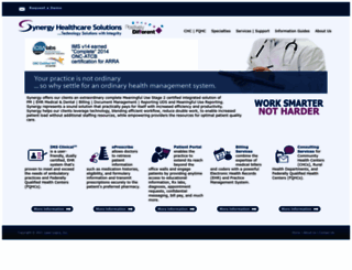 synergy-healthcaresolutions.com screenshot