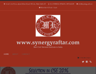 synergy.edu.in screenshot
