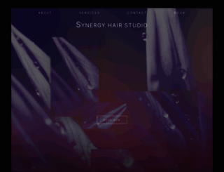 synergyartisticsalon.com screenshot