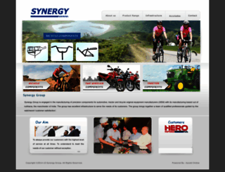 synergycomponents.in screenshot