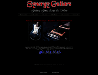 synergyguitars.com screenshot