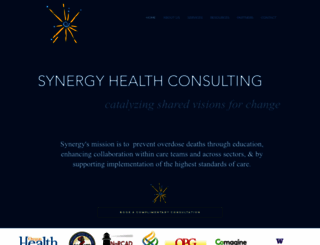 synergyhealthconsulting.com screenshot