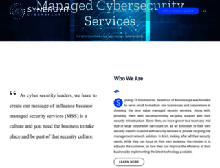 synergyitcybersecurity.com screenshot