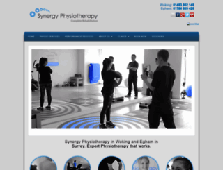synergyphysio.co.uk screenshot