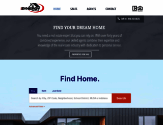 synergyrealtycompany.com screenshot