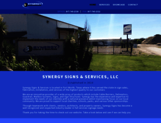synergysigns.com screenshot
