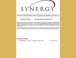 synergyventures.net screenshot