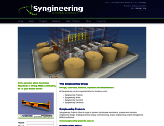 syngineering.com.au screenshot