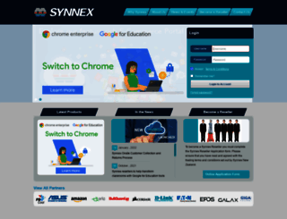 synnex.co.nz screenshot