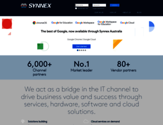 synnex.com.au screenshot
