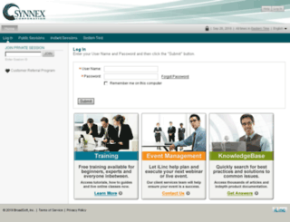 synnex.ilinc.com screenshot