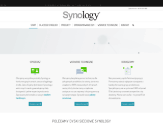 synology.com.pl screenshot