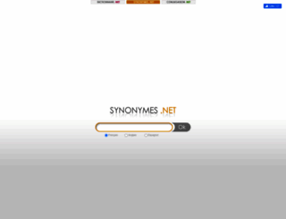 synonymes.net screenshot